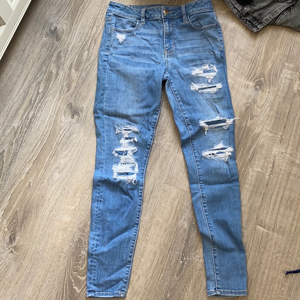 american eagle blue jeans